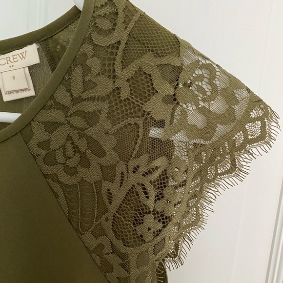 J.Crew Floral Lace Shirt - Picture 2 of 5